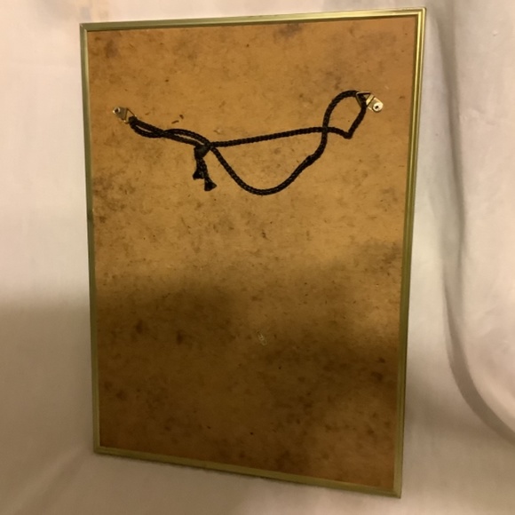 Art Deco 15” x 11” mirrored patio garden image circa 1920’s woman - Picture 6 of 6